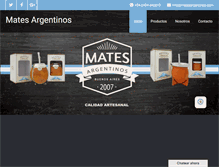 Tablet Screenshot of matesargentinos.com